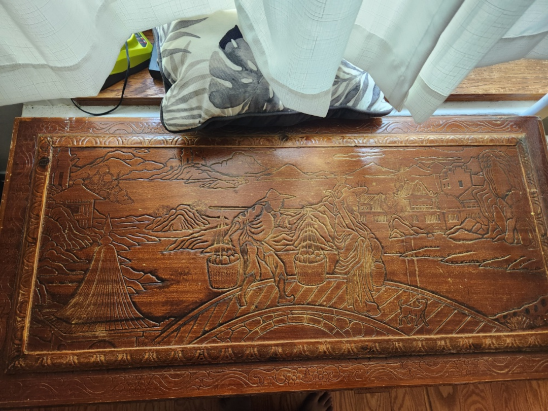 Carved Wooden Chest- FREE - photo 2