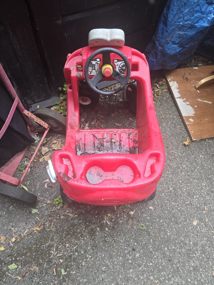 Red Children's Ride-On Car