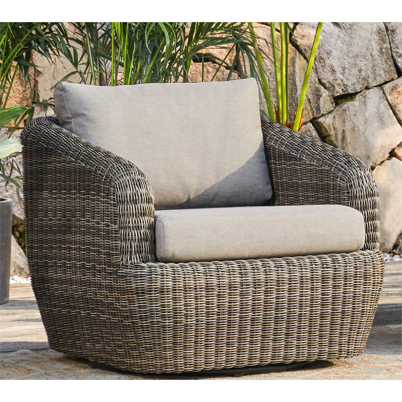 Wicker Swivel Patio Chair