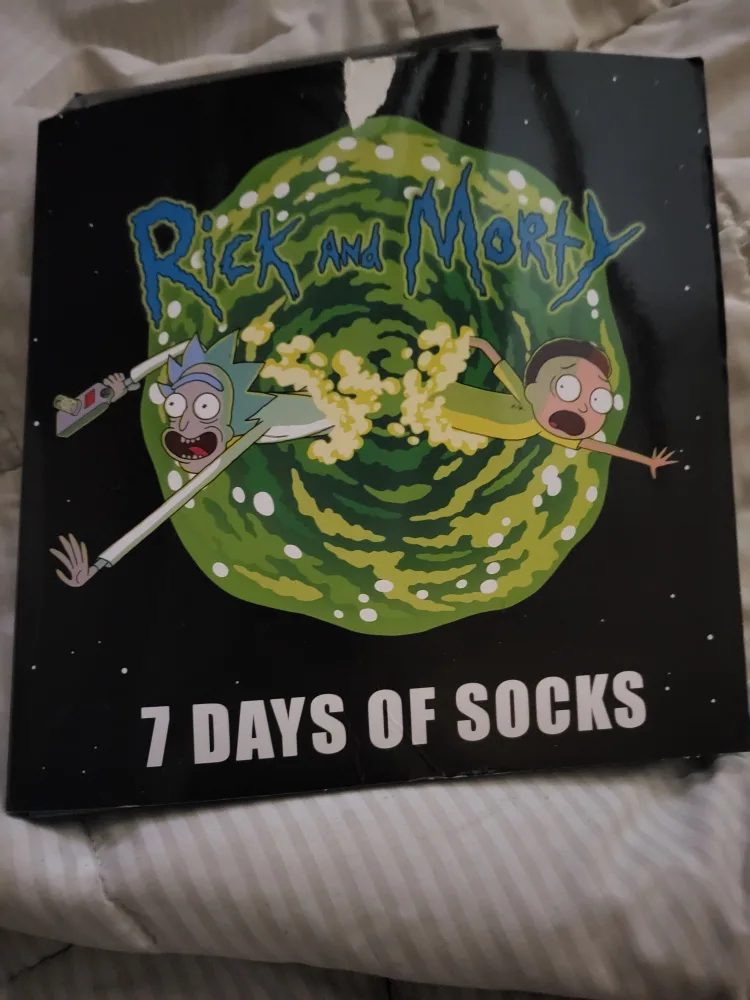 Rick and Morty 7 Days of Socks - New! Missing 1 pair (lost :( thumbnail