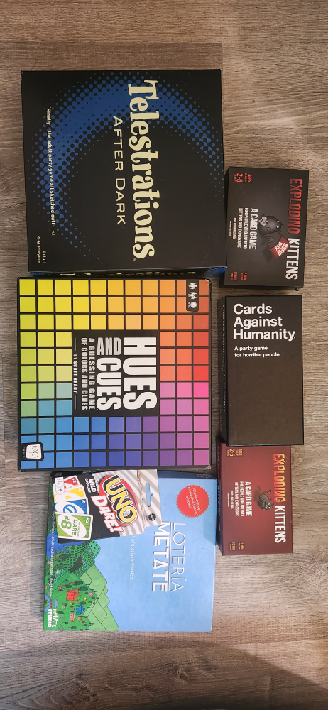 Board Games: Telestrations, Exploding Kittens, & More!