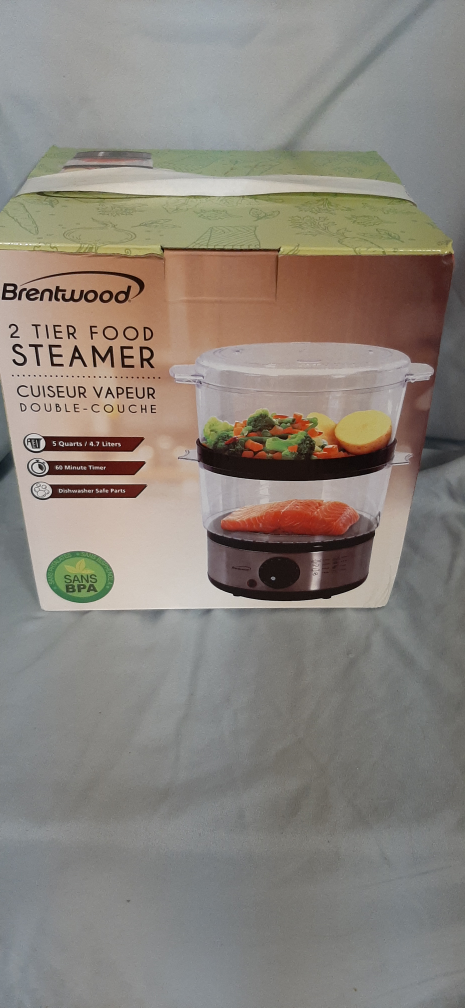 Brentwood 2 Tier Food Steamer - New in Box!