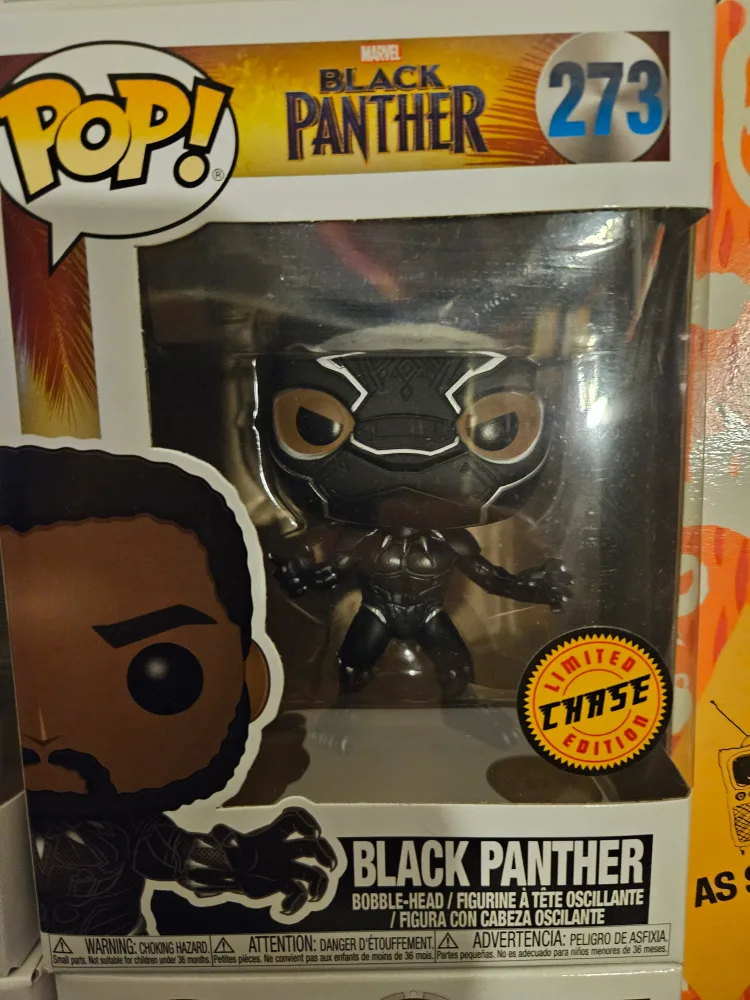 Funko Pop! Marvel Black Panther #273 Chase Limited Edition MINT thumbnail