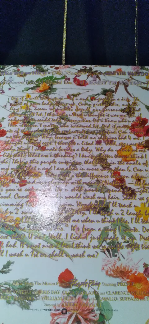 PRINCE PURPLE RAIN VINYL LP *JACKET ONLY* image indicator(6)