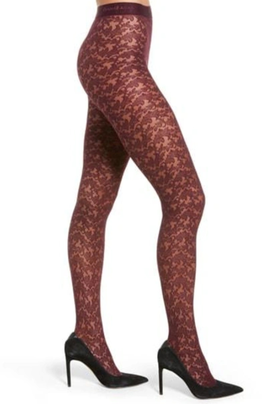 Donna Karan All-Over Lace Tights - Medium - photo 2