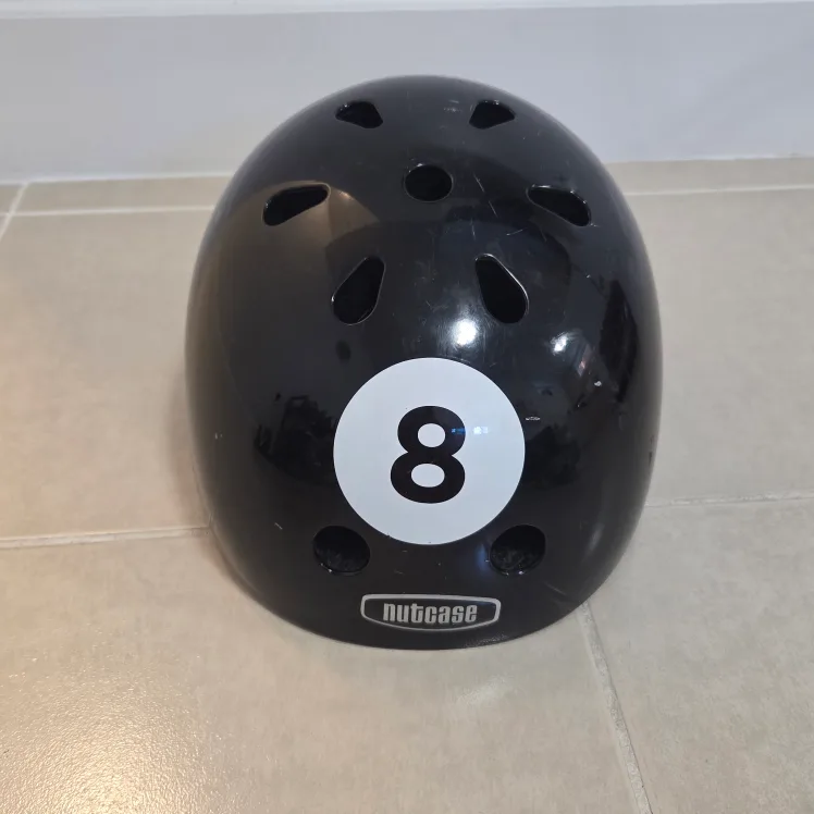 Nutcase 8 Ball Black Helmet thumbnail