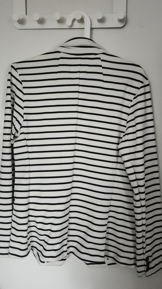 Women's striped blazer - photo 2