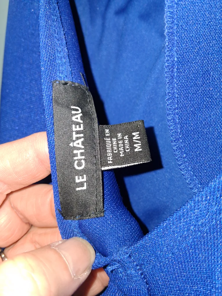 Le Chateau Blue Dress - Size M/M image indicator(2)
