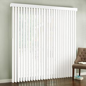 Vertical Blinds- S-curved White Verticals 150" Wide Rail - photo 2