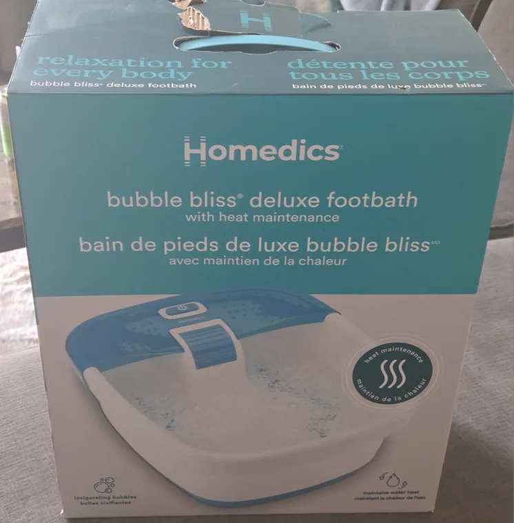 Homedics Bubble Bliss Deluxe Footbath thumbnail