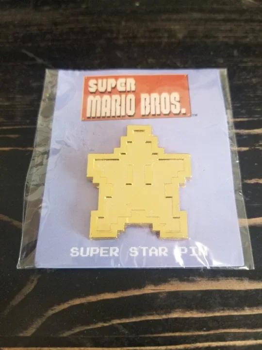 Super Mario Bros Suoer Star Pin CULTUREFLY new item thumbnail