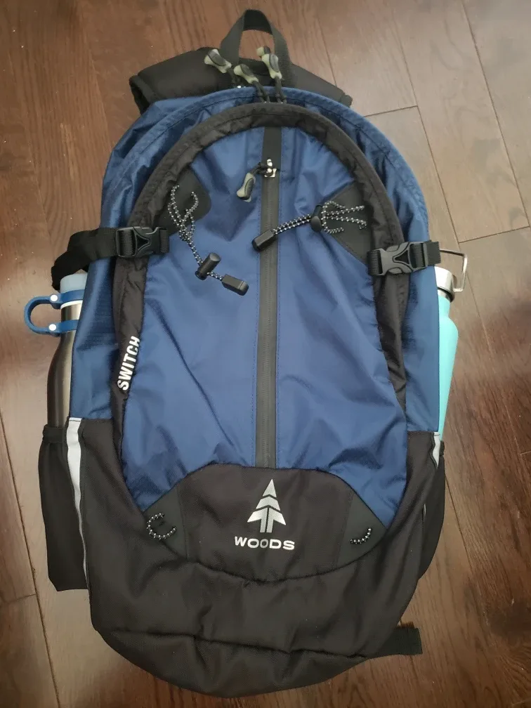 Woods Switch Backpack - Blue & Black thumbnail
