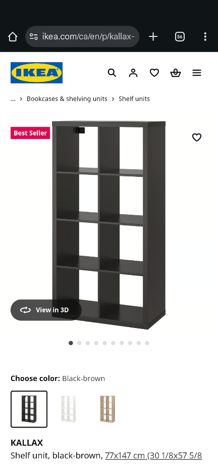 IKEA Kallax Shelf Unit multiple