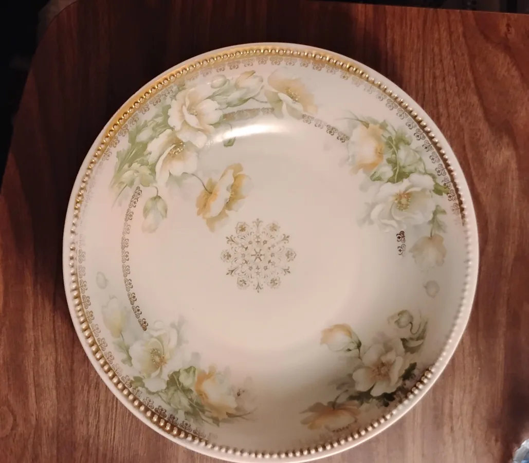 Vintage  11"  C. / S. Prussia Floral Bowl thumbnail