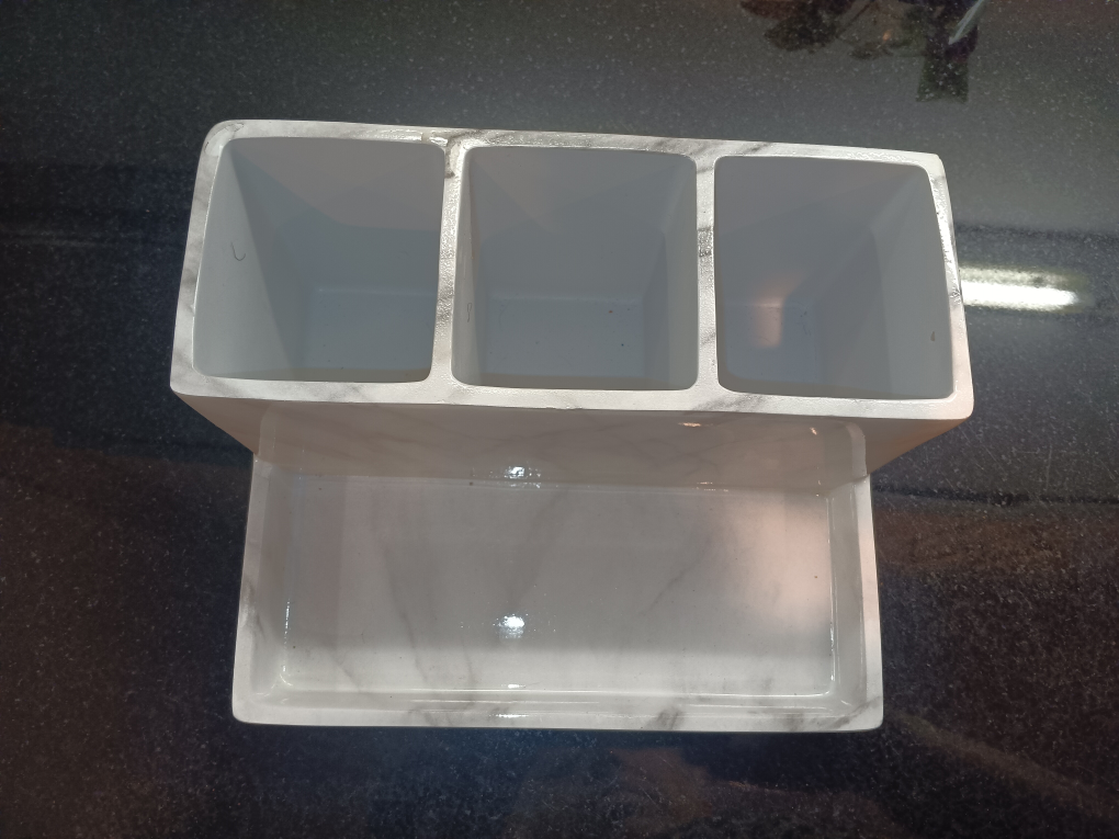 Caro Marble-look 3-Compartment Organizer - photo 2