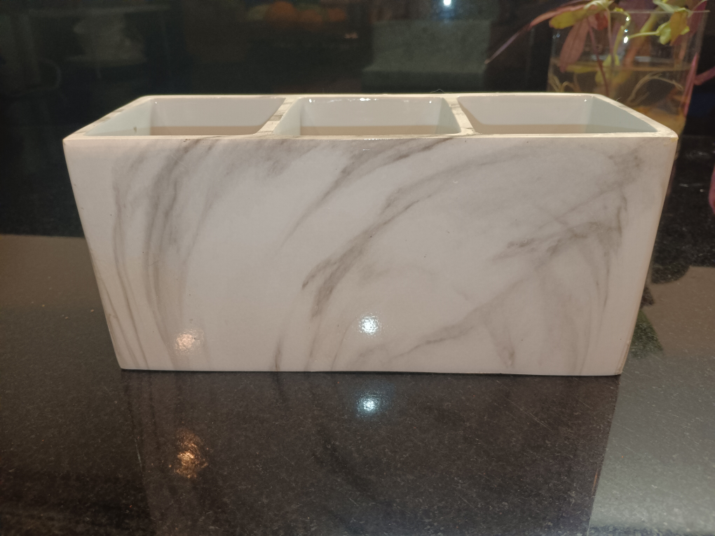 Caro Marble-look 3-Compartment Organizer - photo 3