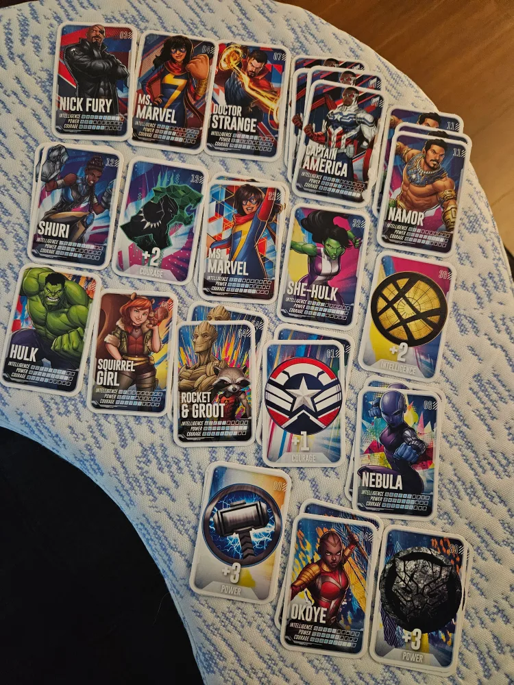 🧡 Marvel Character Cards - Nick Fury, Ms. Marvel & More! thumbnail