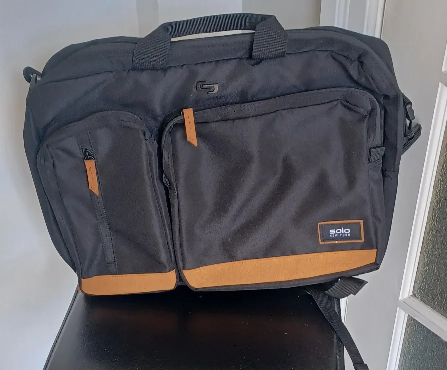 Solo New York Black Convertible Backpack thumbnail