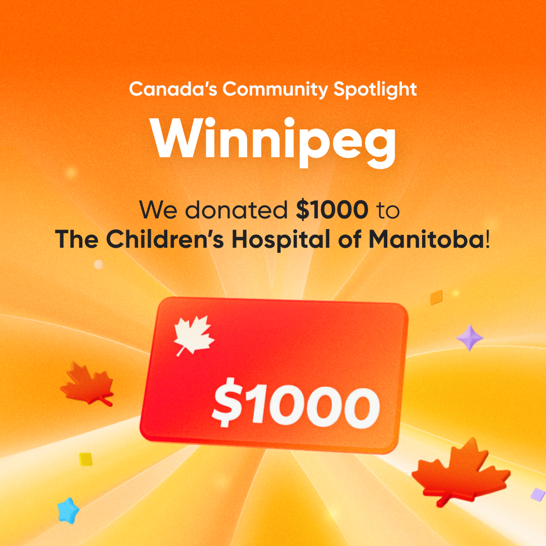 Community Spotlight: Winnipeg Donation Announcement 🎉