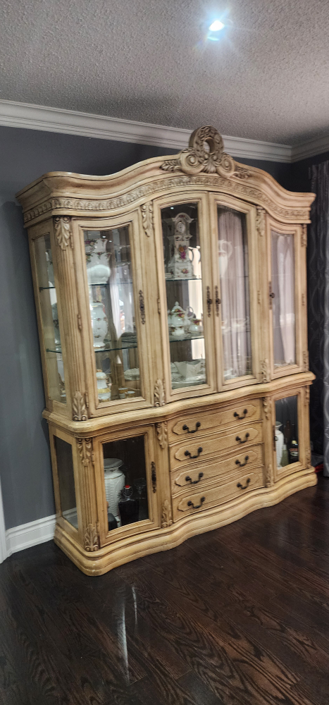 Antique Dining Set & China Cabinet