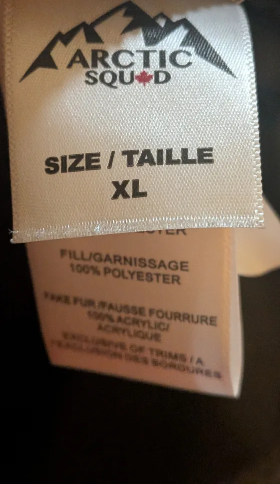 Arctic squad girls grey winter coat - Size XL image indicator(5)