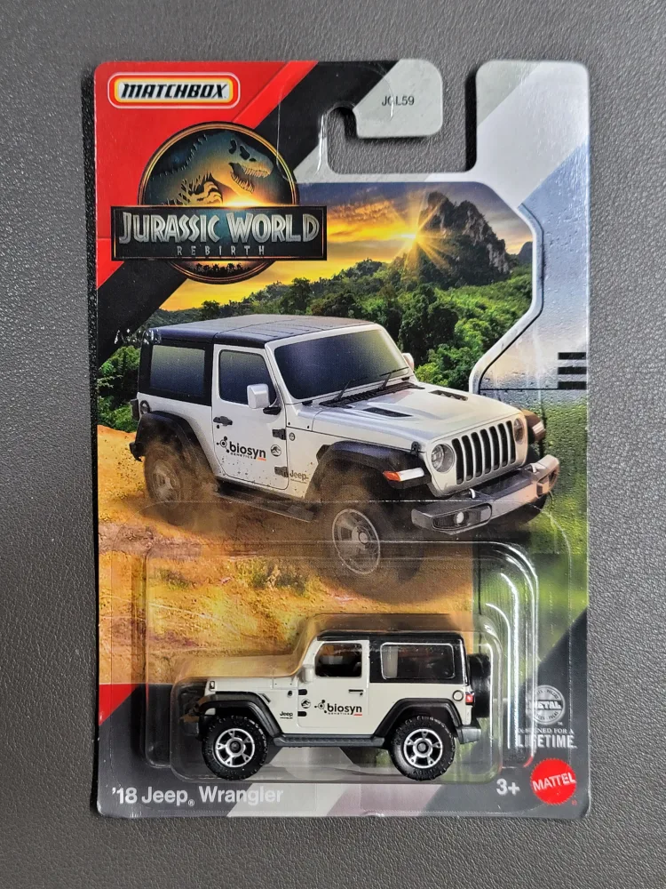 Matchbox Jurassic World '18 Jeep Wrangler thumbnail
