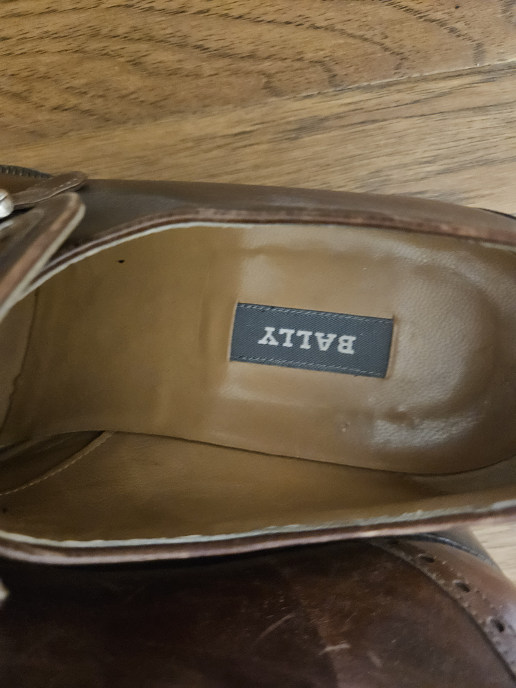 Bally Brown Leather Monk Strap Loafers - Size 10 - photo 5