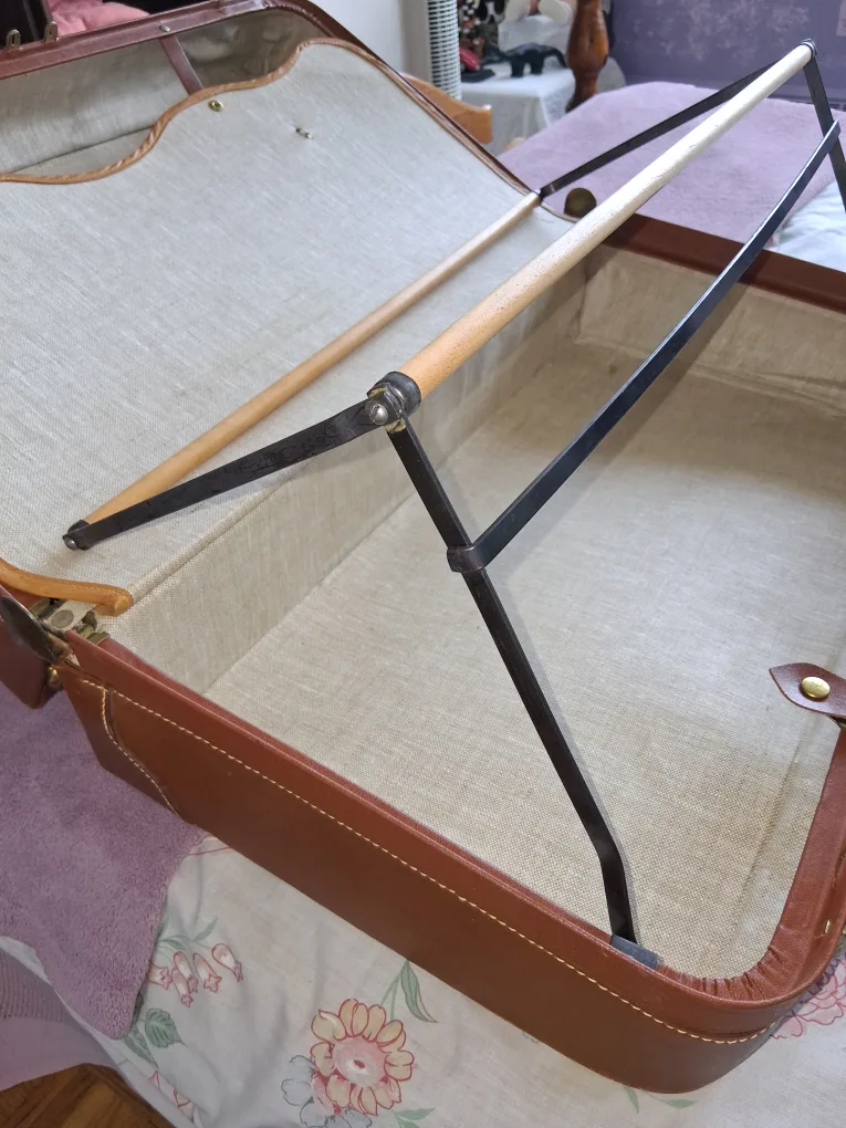 Vintage Leather Suitcase - Genuine Cowhide image indicator(7)