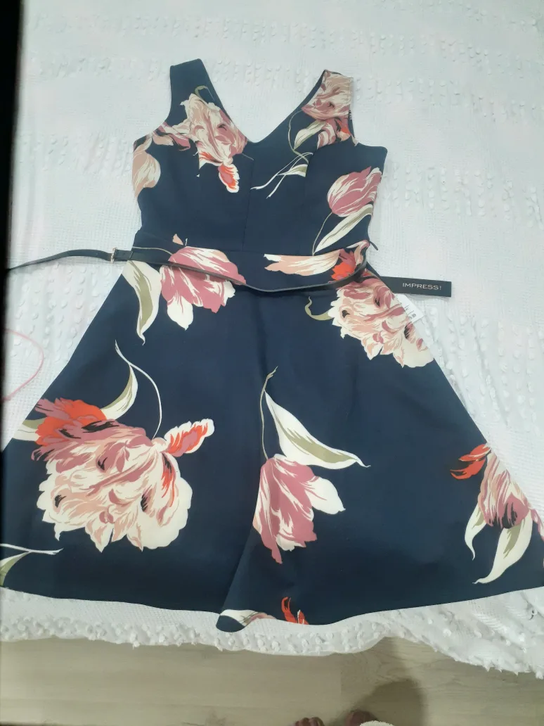 Impress! Floral Dress - Size M/M - New with Tags thumbnail