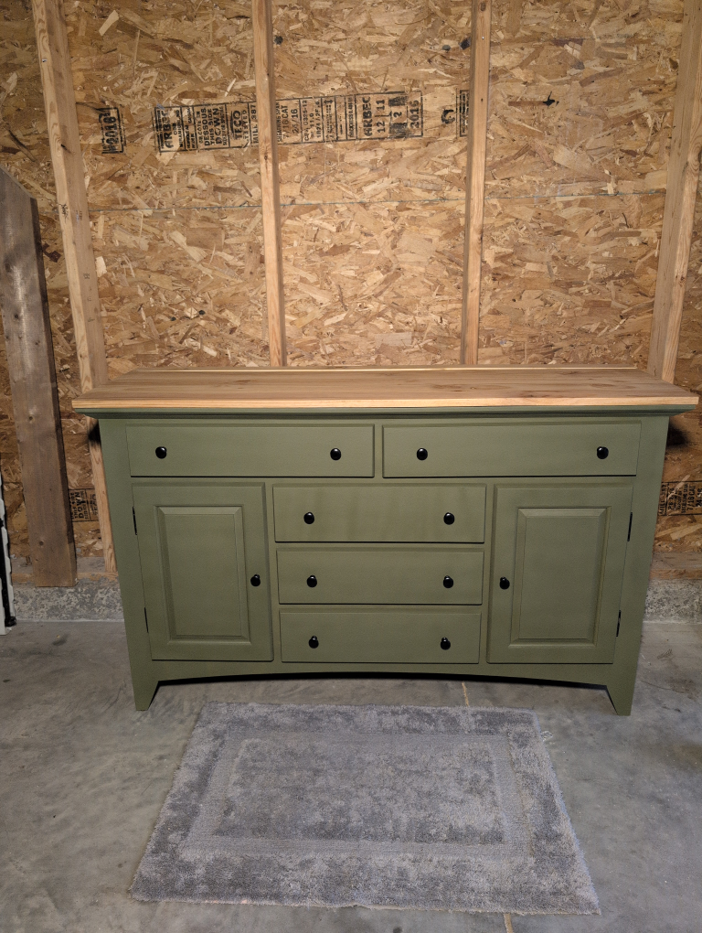 Green Wood Dresser - photo 2