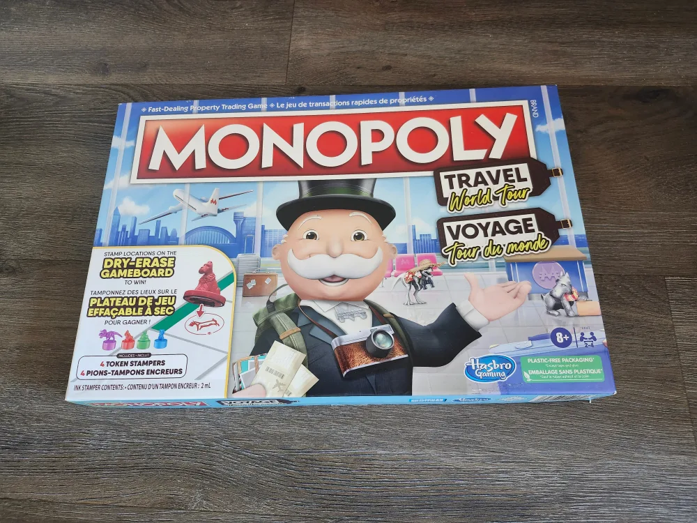 Monopoly Travel World Tour Board Game thumbnail