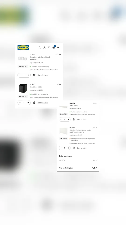 White Pegboard Organizer image indicator(2)