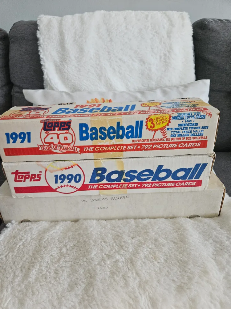 Topps & Donruss Baseball Card Sets thumbnail