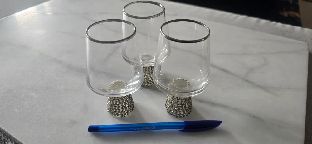 Set of 3 Decorative Shot Glasses