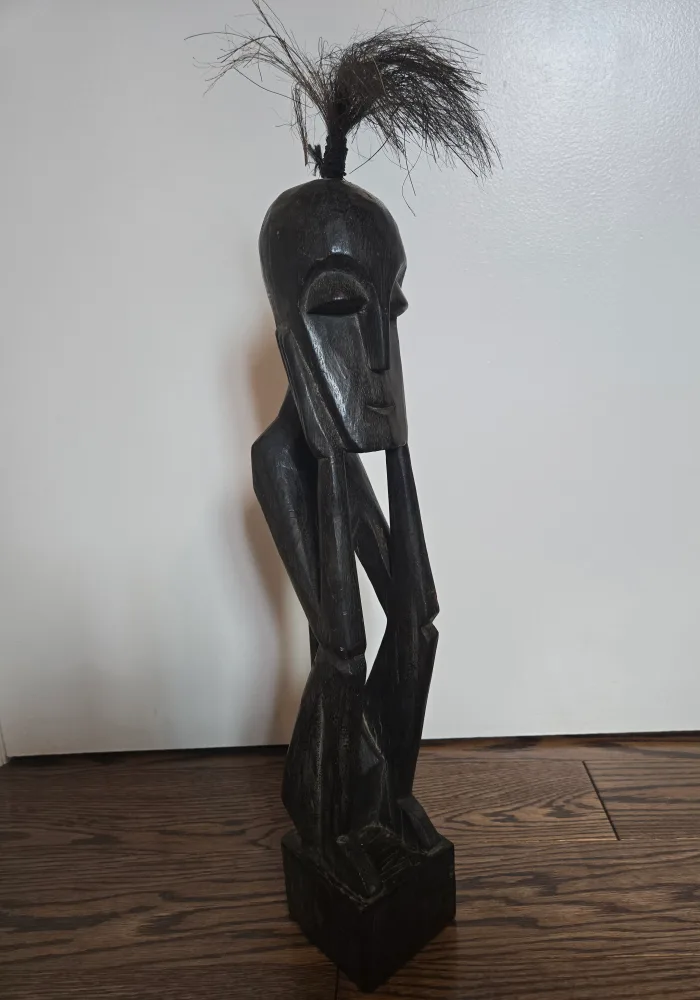 Handcrafted Wooden African Statue image indicator(2)