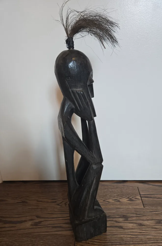 Handcrafted Wooden African Statue image indicator(4)