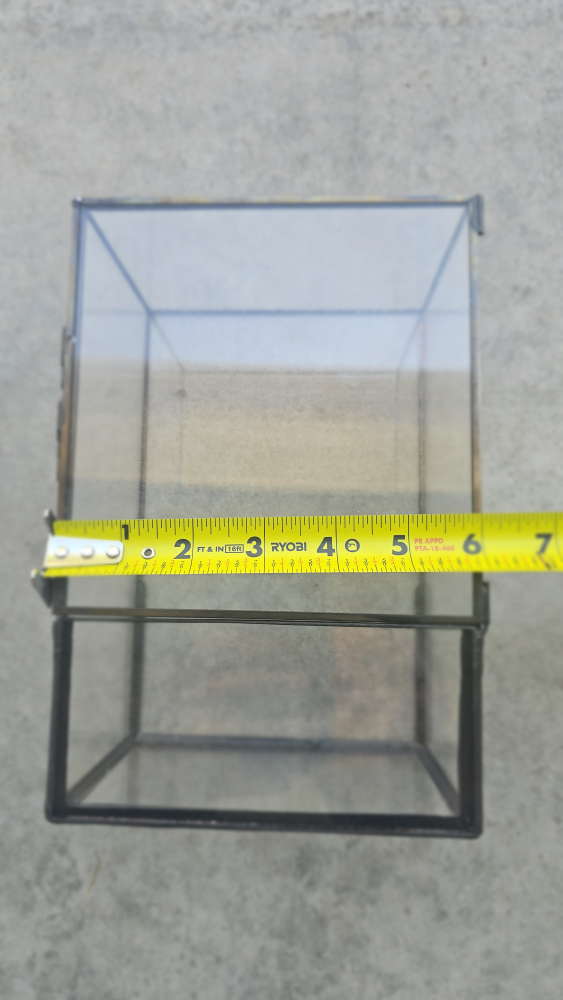 Glass Display Box - 6x6x10 inches - photo 4