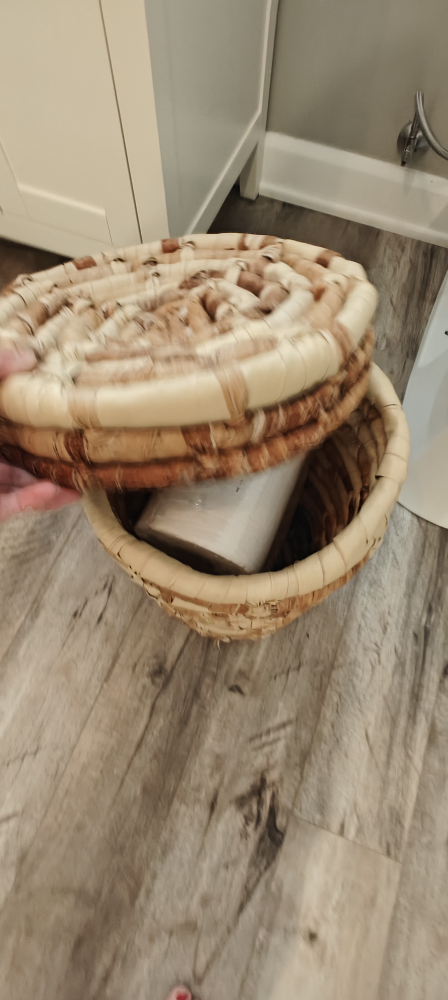 Woven Basket with Lid - photo 3