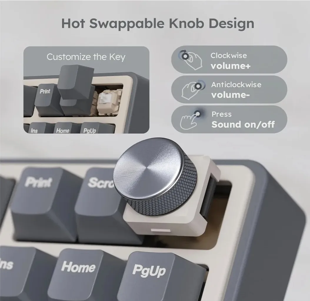 RK Royal Kludge R87 Pro Mechanical Keyboard image indicator(2)