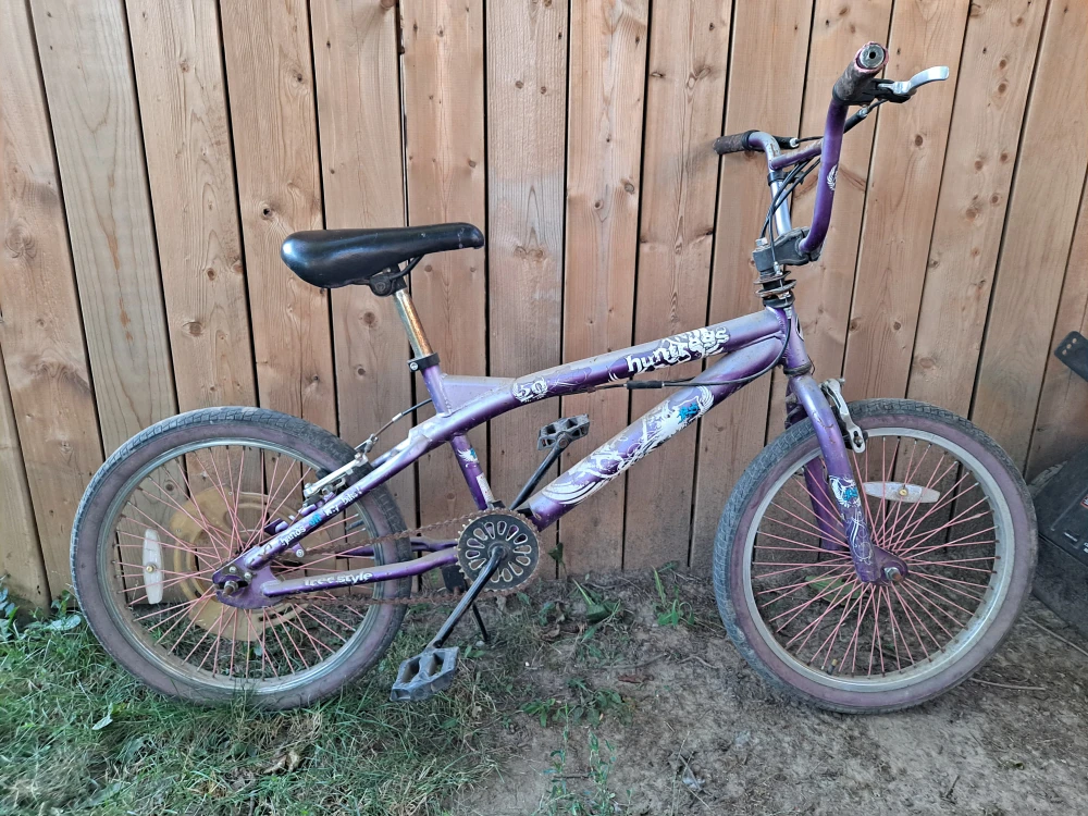 HUNTRESS Freestyle BMX Bike - Purple