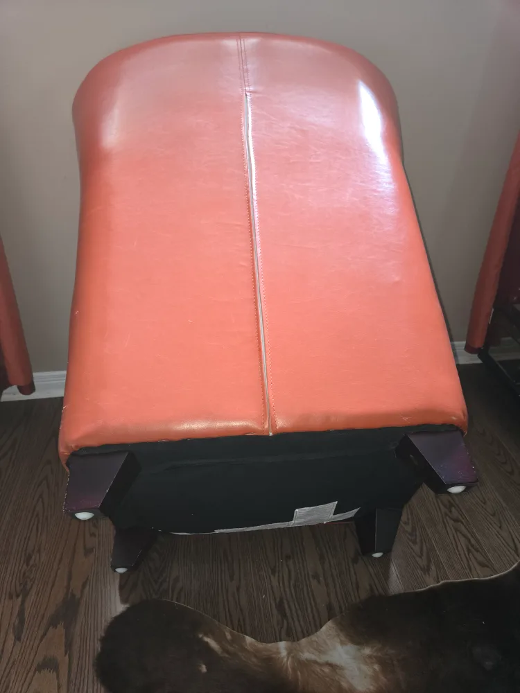 Leather Armchair and Ottoman Set image indicator(5)