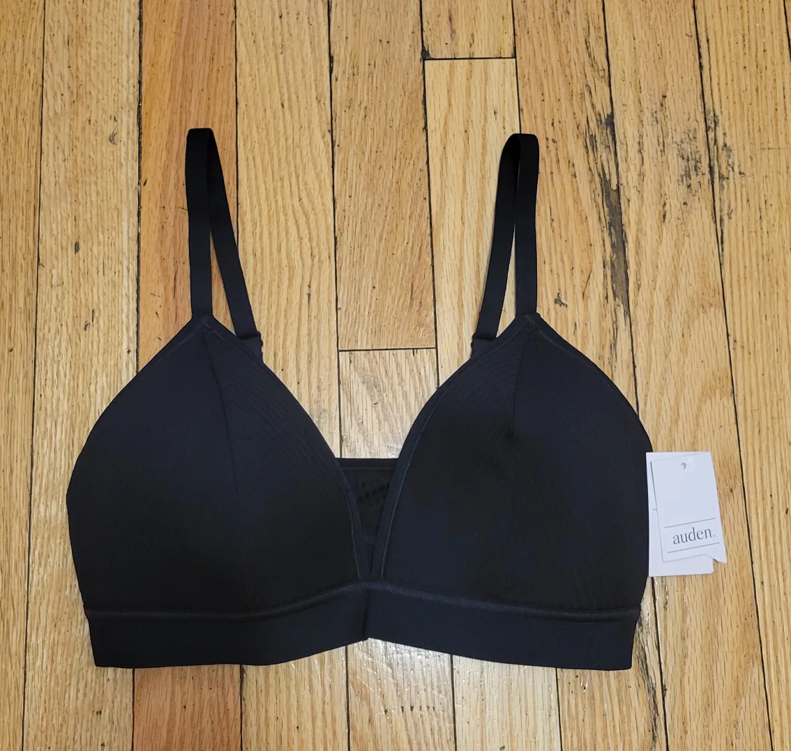 Auden Lightly Lined Plunge Bralette - Size M thumbnail