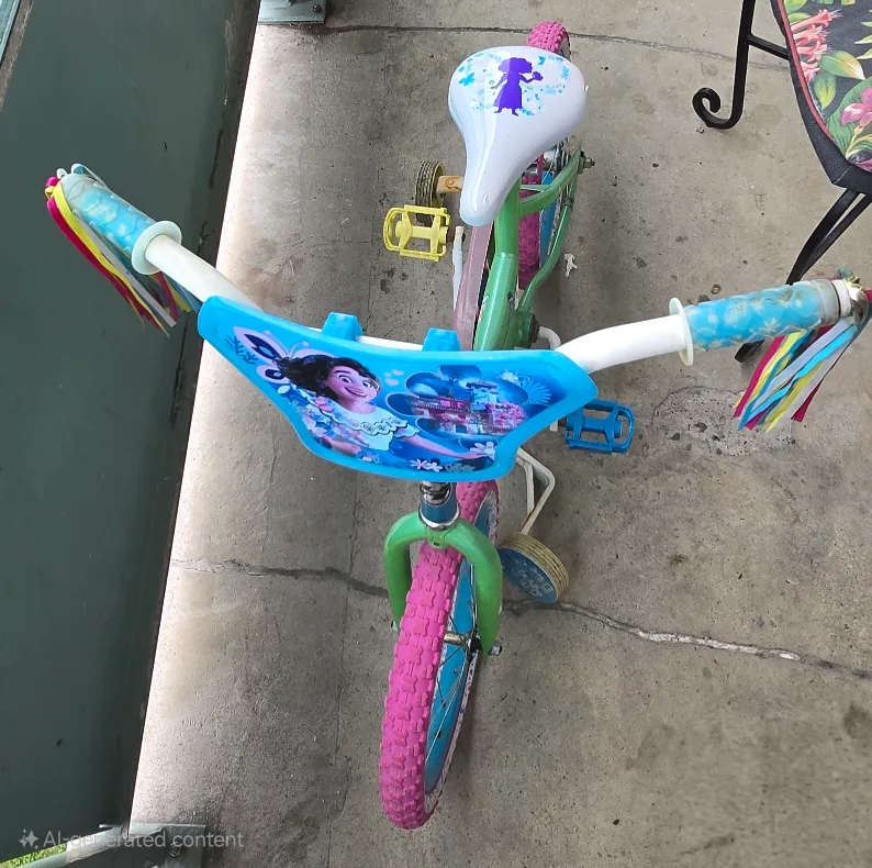 Encanto kids bike w training wheels image indicator(2)