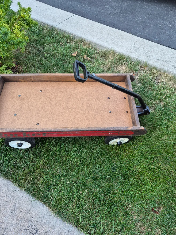 Wooden Wagon with Handle thumbnail