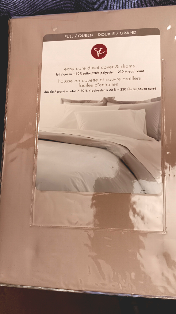 Easy Care Full/Queen Duvet Cover & Shams Set