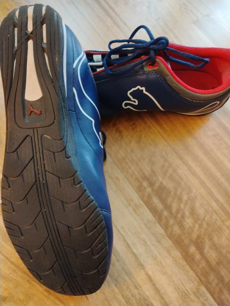 Puma Blue Leather Shoes Men's size 11 image indicator(2)