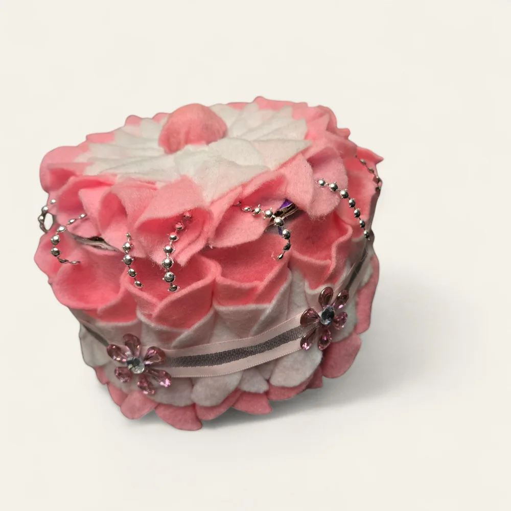 Decorative Round Trinket Box image indicator(4)