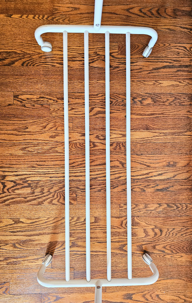 IKEA Rigga Clothes Rack, White - photo 4