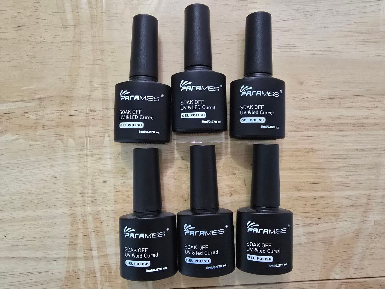 💅 ParaMiss Gel Polish – Soak Off – Set of 6 💅