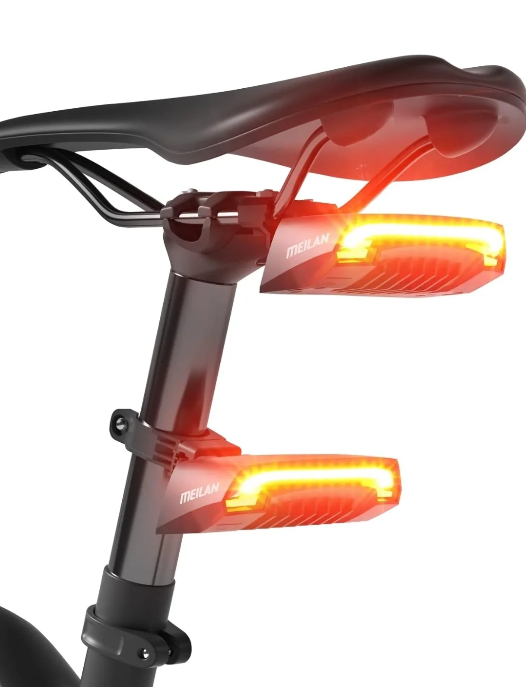 Meilan X5 Smart Bike Tail Light – Wireless Turn Signals image indicator(8)